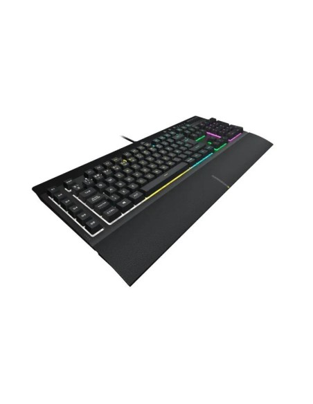 TECLADO GAMING CORSAIR K55 PRO USB ICUE RGB BLACK + REPOSAMUÑECA
