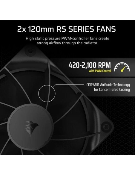REFRIGERACION LIQUIDA CPU CORSAIR NAUTILUS 240MM BLACK