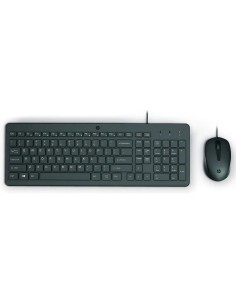 TECLADO + RATON HP 150 USB BLACK