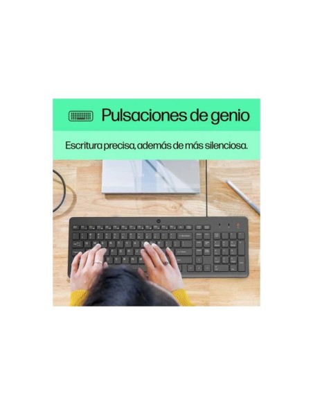 TECLADO + RATON HP 150 USB BLACK
