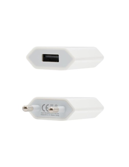 CARGADOR SMARTPHONE NANOCABLE USB 5V-1A WHITE