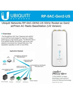 UBIQUITI RP-5AC-GEN2 ROCKET AC PRISM 5GHZ 2
