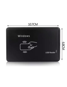 LECTOR DE TARJETAS RFID 125KHZ PORTABLE USB 2
