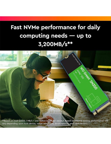 DISCO DURO SSD WESTERN DIGITAL 1TB M2 NVME PCIE SN350 M.2 2280