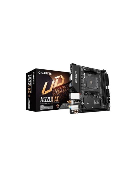 PLACA BASE GIGABYTE GA-A520I-AC AMD AM4 MINI-ITX HDMI + DISPLAYPORT