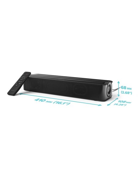 BARRA DE SONIDO CREATIVE STAGE SE MINI WIRELESS BT 5.3 AUX USB-C 24W