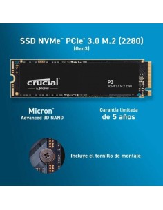 DISCO DURO SSD CRUCIAL P3 2TB M2 NVME PCIE M.2 2280 2