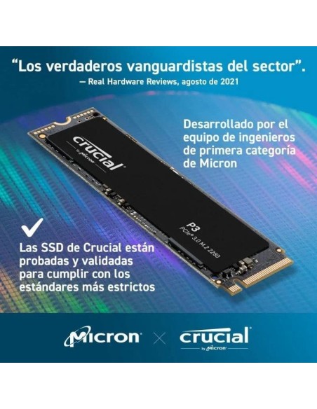 DISCO DURO SSD CRUCIAL P3 2TB M2 NVME PCIE M.2 2280