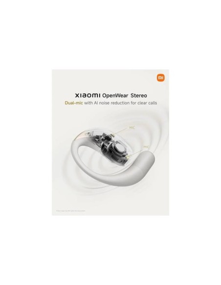 AURICULARES XIAOMI OPENWEAR STEREO WIRELESS TACTIL BLUETOOTH 5.3 ENC BLACK
