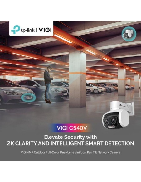 CAMARA IP TP-LINK VIGI PTZ 4MP 2K IP66 FULL COLOR