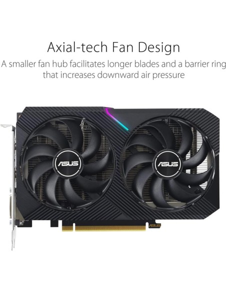 TARJETA DE VIDEO ASUS DUAL NVIDIA RTX3050 8GB V2 OC GDRR6 PCIE