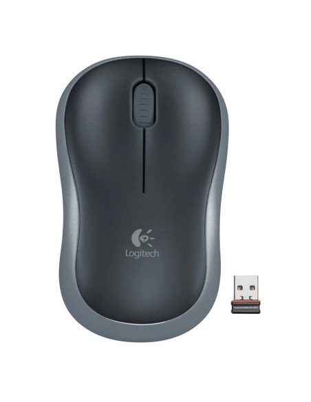 RATON LOGITECH M185 WIRELESS 1000DPI GREY