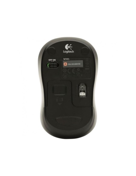 RATON LOGITECH M185 WIRELESS 1000DPI GREY