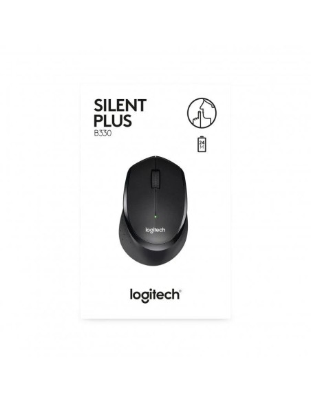 RATON LOGITECH B330 SILENT PLUS WIRELESS BLACK