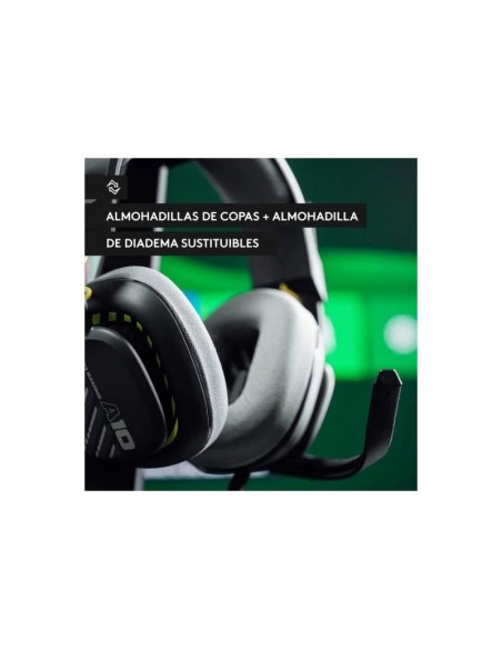 AURICULARES + MICROFONO LOGITECH GAMING A10 ASTRO JACK 3.5MM BLACK