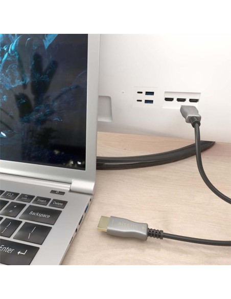 CABLE HDMI AISENS AM/AM 2.0 AOC 4K 10M BLACK