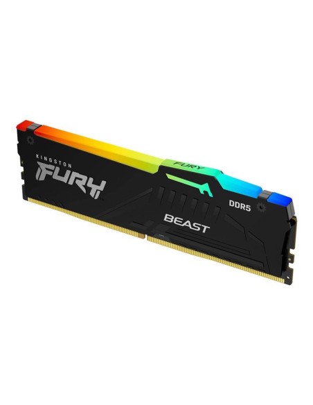 MEMORIA RAM 8GB KINGSTON DDR5 6000MHZ FURY BEAST CL36 135V RGB