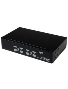 SWITCH CONMUTADOR KVM STARTECH 4 PUERTOS VGA USB 2.0 RACK 1U