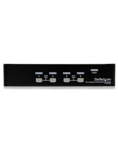 SWITCH CONMUTADOR KVM STARTECH 4 PUERTOS VGA USB 2.0 RACK 1U 2
