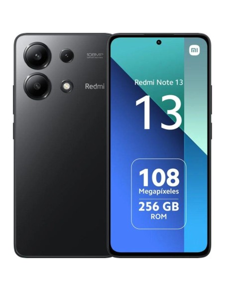 SMARTPHONE XIAOMI REDMI NOTE 13 6.67 FHD+ 8GB/256GB/108MP/NFC/5G BLACK