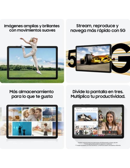 TABLET SAMSUNG 11 TAB A9+ SMX210 8GB/128GB ANDROID GREY