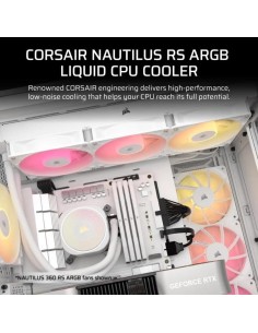 REFRIGERACION LIQUIDA CPU CORSAIR NAUTILUS 240MM ARGB WHITE 2