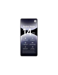 SMARTPHONE XIAOMI REDMI NOTE 14 PRO 6.67 FHD+ 8GB/256GB/200MP/NFC/5G BLACK