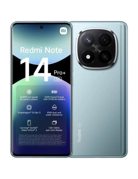 SMARTPHONE XIAOMI REDMI NOTE 14 PRO+ 6.67 12GB/512GB/200MP/NFC/5G BLUE