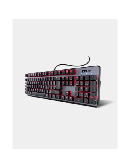 TECLADO GAMING KROM KERNEL PRO MECANICO USB BT TKL RGB RETROILUMINADO