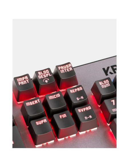 TECLADO GAMING KROM KERNEL PRO MECANICO USB BT TKL RGB RETROILUMINADO